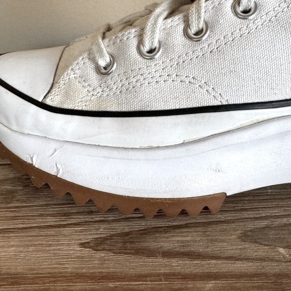 Converse Run Star Hike Hi Top Platform Sneaker - White / Black / Gum  Size 7.5 - Picture 6 of 16
